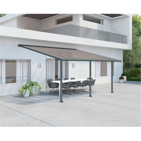 POLY-TEX Palram - Canopia HG8818 10 x 18 ft. Olympia Patio Cover HG8818